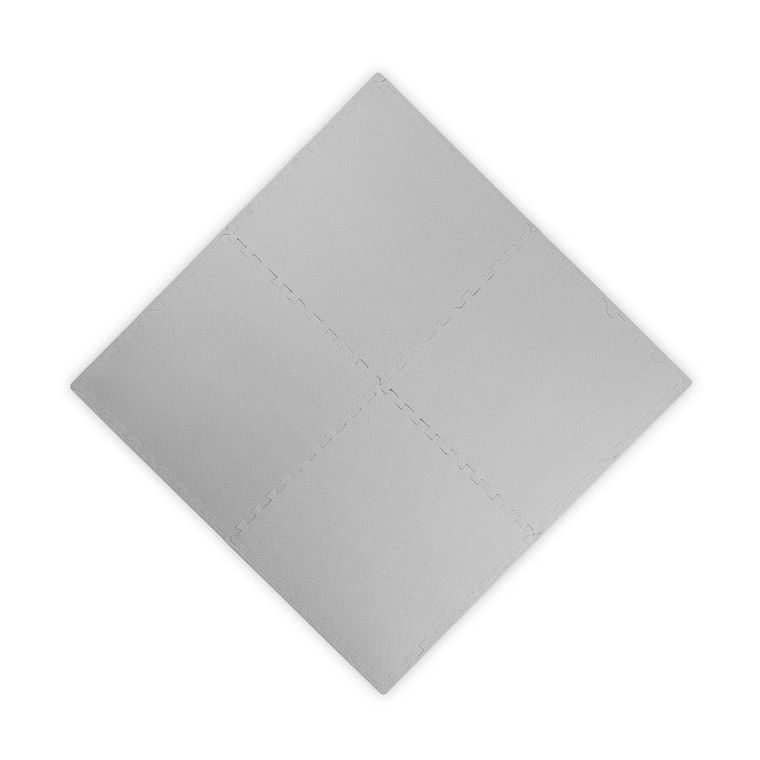 Ricokids, mata piankowa, puzzle, szare, 4 elementy, 60-60 cm