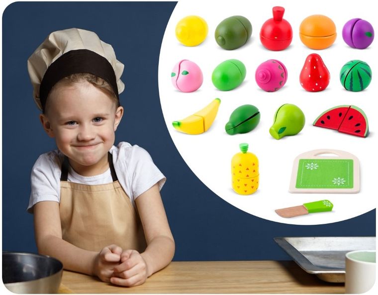 Ricokids, Owoce do krojenia na rzep, zabawka drewniana