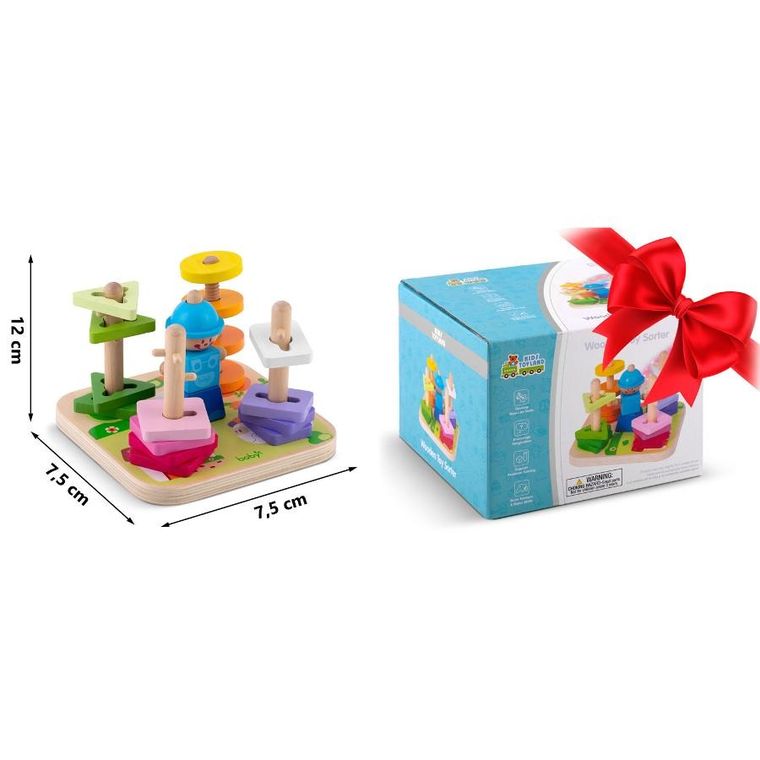 Ricokids, Sorter - układanka, klocki drewniane