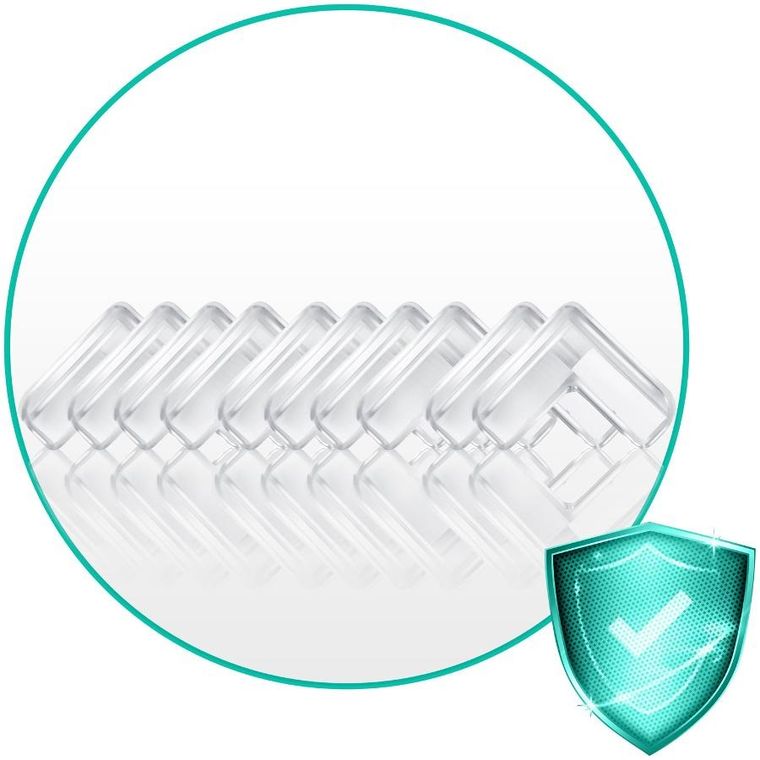 Ricokids, zabezpieczenie na narożniki, przeźroczyste, 10 szt.