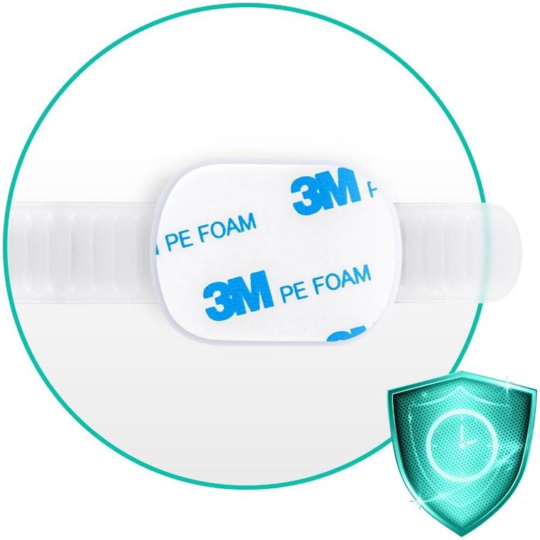 Ricokids, zabezpieczenie otwierania szafek, białe, 6 szt.