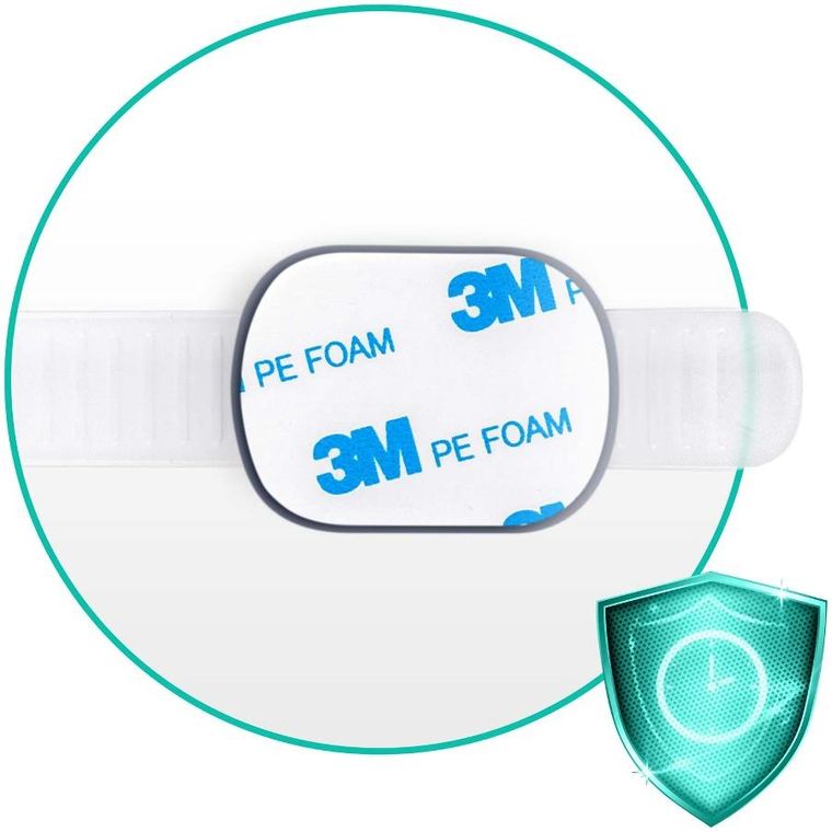 Ricokids, zabezpieczenie otwierania szafek, szare, 6 szt.