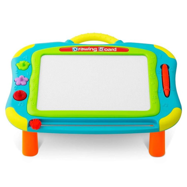 Ricokids, znikopis, tablica + stolik do rysowania, niebieski