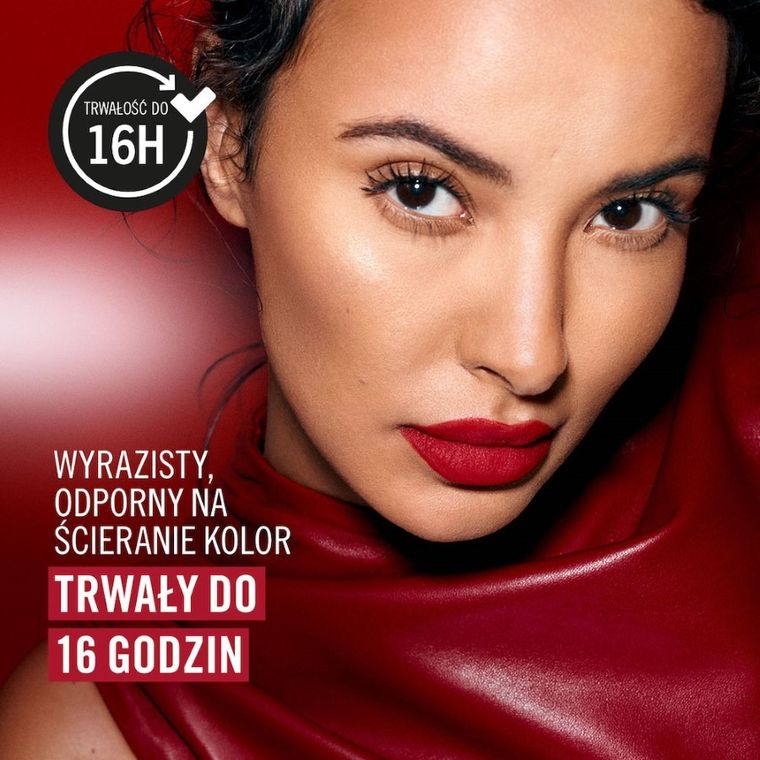 Rimmel, Lasting Mega Matte, długotrwała matowa pomadka w płynie do ust, nr 600, Coral Sass, 7.4 ml