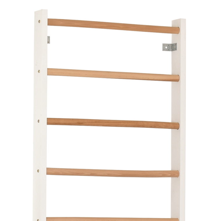 Rinagym, drewniana drabinka gimnastyczna, Kombi 1, biały