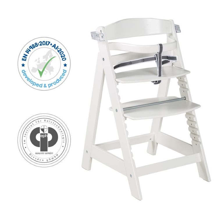 Roba, Sit Up Click & Fun, krzesełko do karmienia, białe