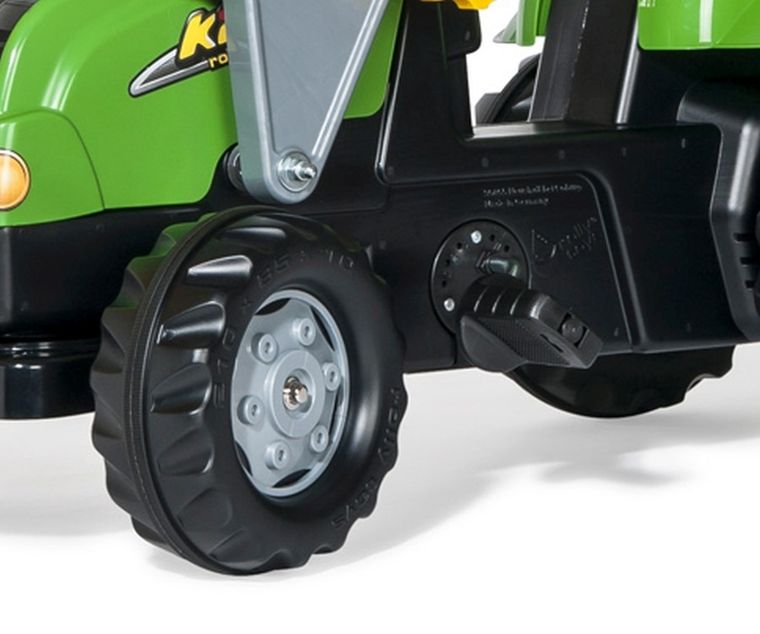 Rolly Kid, traktor z łyżką i przyczepą, zielony, 023134