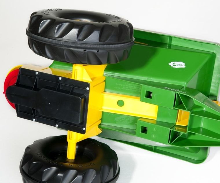 Rolly Toys, John Deere, przyczepa Rolly Streumax piaskarka, 125111