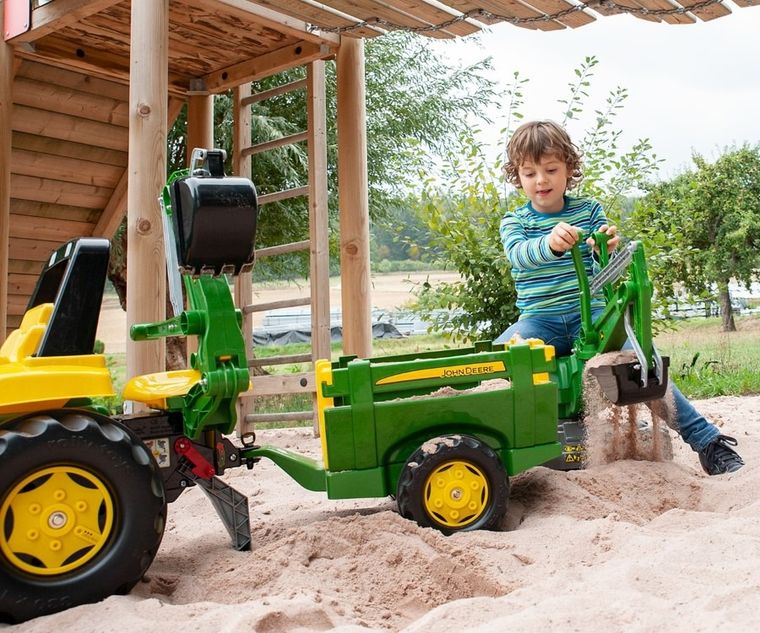 Rolly Toys, przyczepa, zielona, 122103