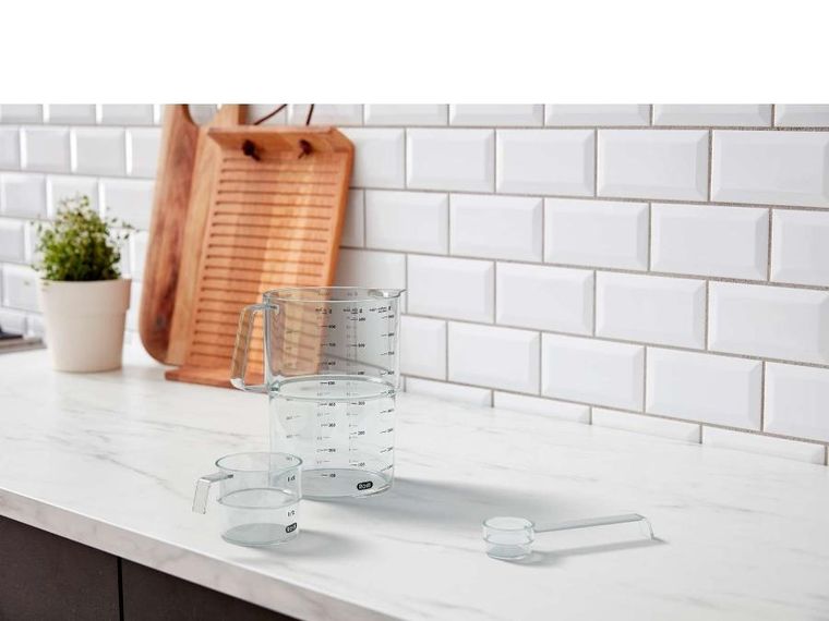 Rosti, zestaw 3 miarek, mensura, przezroczyste, 25894