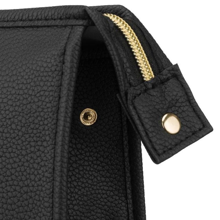 Rovicky, kosmetyczka, skóra ekologiczna, czarna