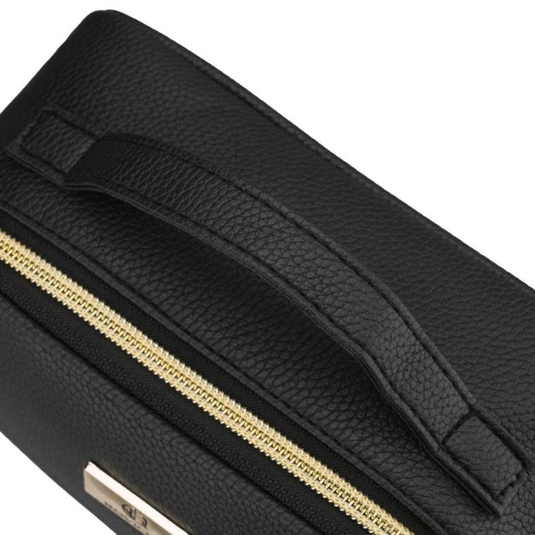 Rovicky, kosmetyczka, skóra ekologiczna, czarna