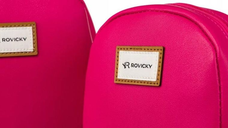 Rovicky, zestaw dwóch kosmetyczek damskich ze skóry ekologicznej