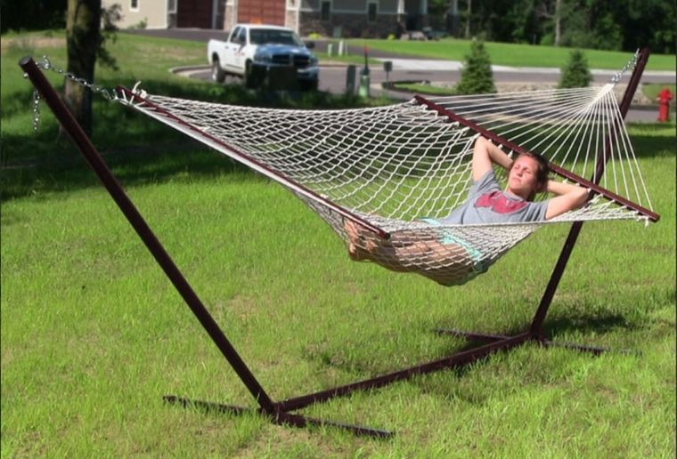 Royokamp, stelaż, stojak do hamaka, metalowy, 360-105-90 cm