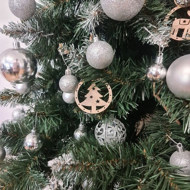 Ruhhy, bombki drewniane, 10 szt.