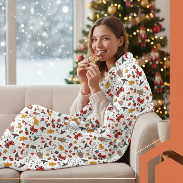 Ruhhy, koc świąteczny, 1,5-2m, 26608