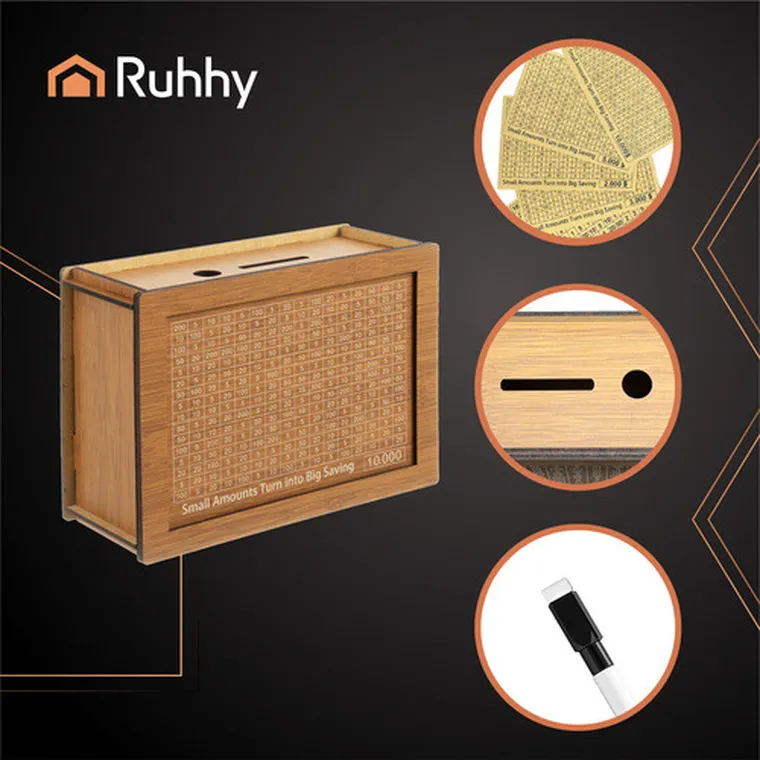 Ruhhy, skarbonka, wyzwanie oszczędzanie