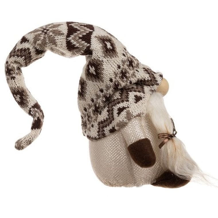 Ruhhy, skrzat stojący, świecący LED, szary