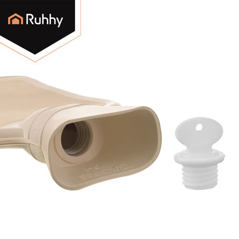 Ruhhy, termofor gumowy w pokrowcu, 1800 ml