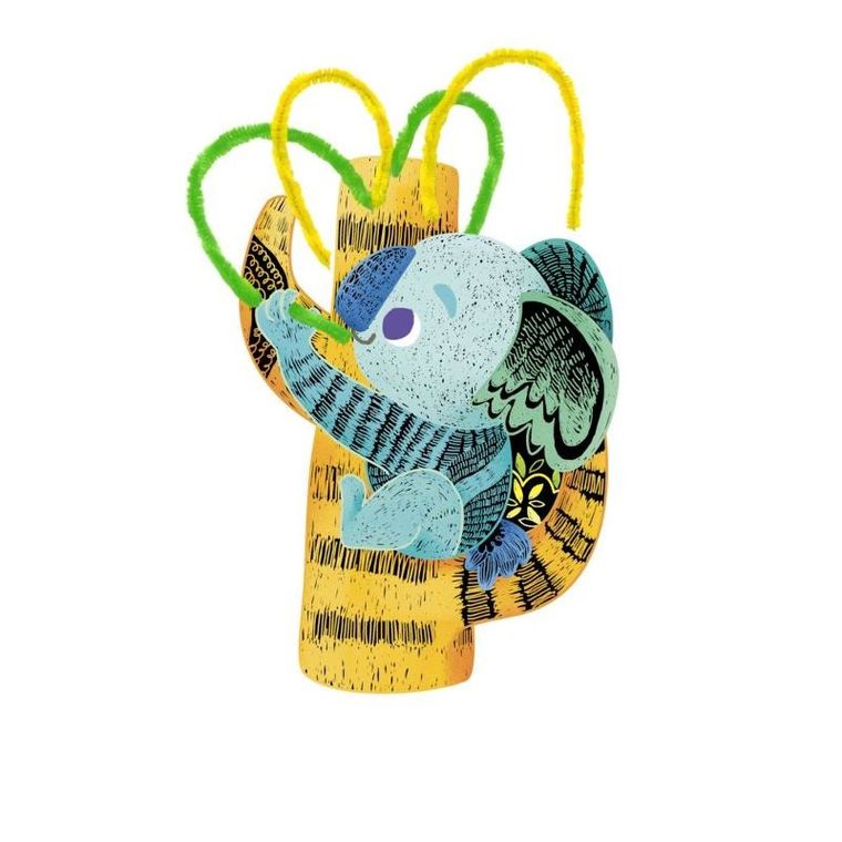 Russell, wydrapywanka koala I kangury, zestaw kreatywny