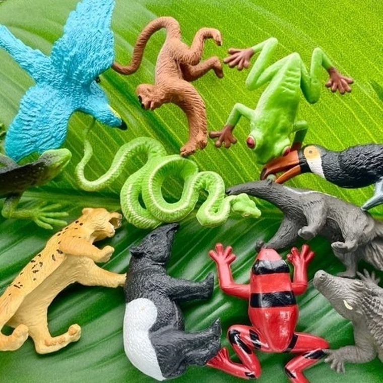 Safari Ltd, Toob, zestaw figurek, zwierzęta lasów deszczowych