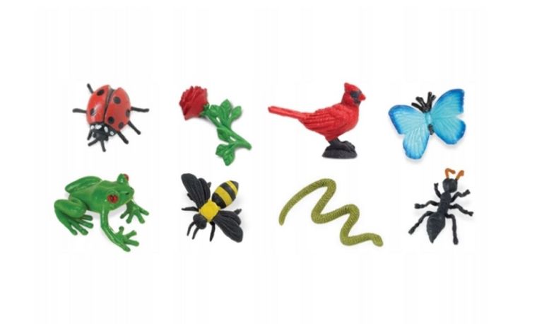 Safari Ltd, zestaw mini figurek, życie w ogrodzie