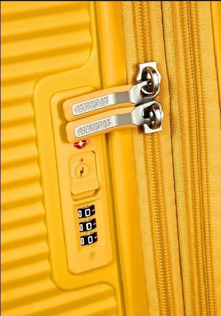 Samsonite, walizka, żółta, 55-40-20 cm, 32G06001