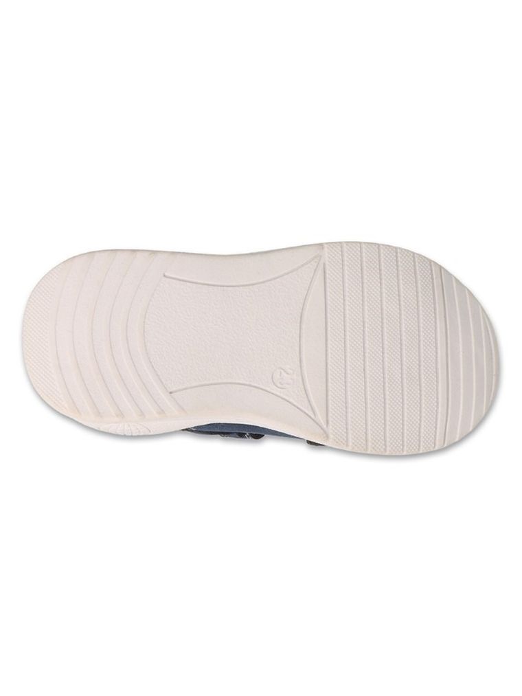 Sandały chłopięce, granatowe, skórzana wkładka, Befado