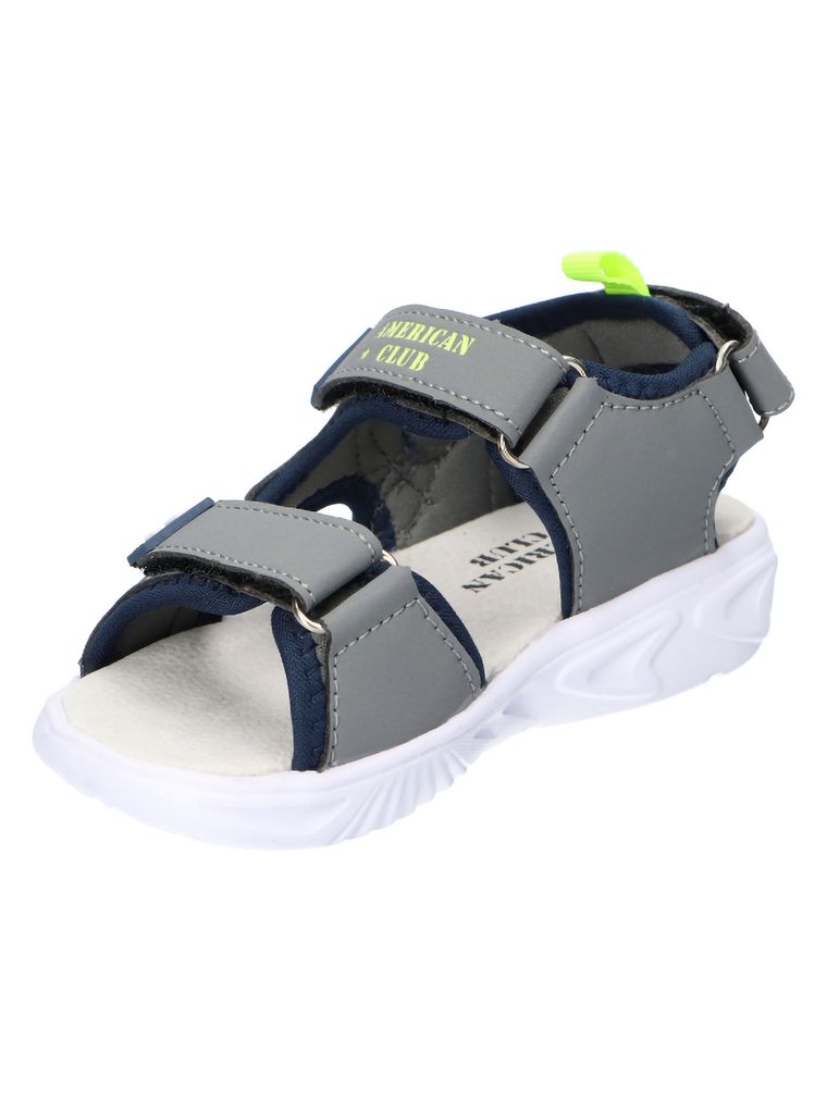 Sandały chłopięce, szare, American Club