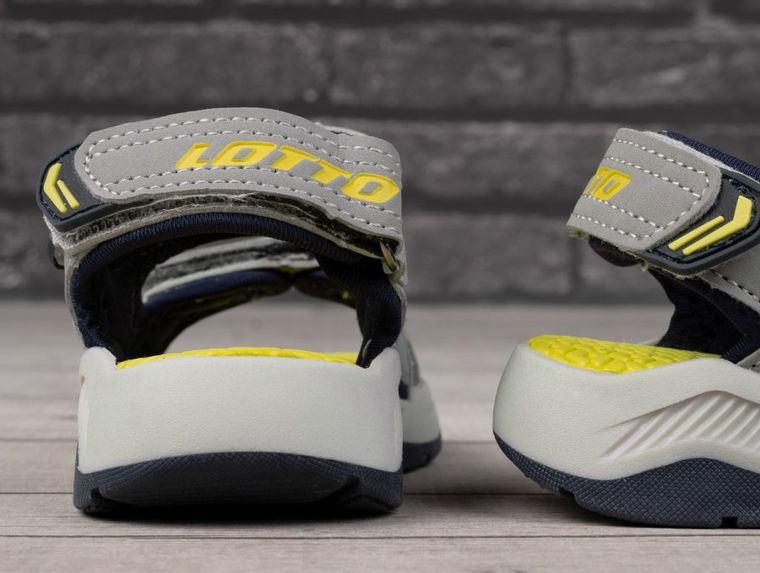 Sandały dziecięce, szare, Lotto Morlanda