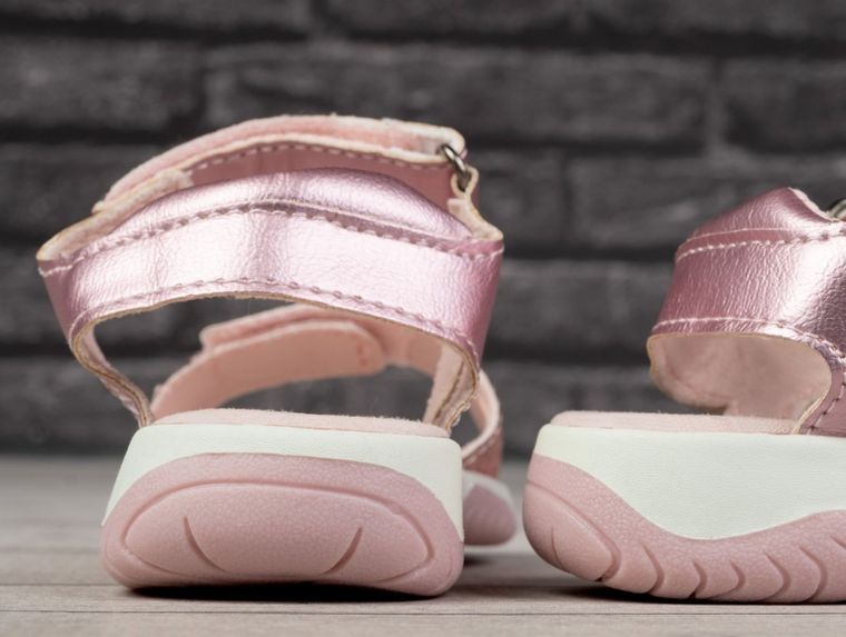 Sandały dziewczęce, różowe, Lotto Isaluba