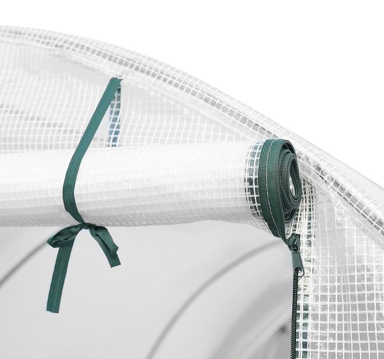 Saska Garden, folia na tunel ogrodowy, biała, 200-300-200 cm