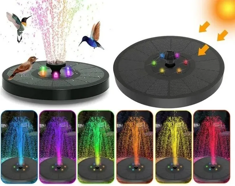 Saska garden, fontanna, lampa solarna do oczka wodnego, automatyczna, 5 led