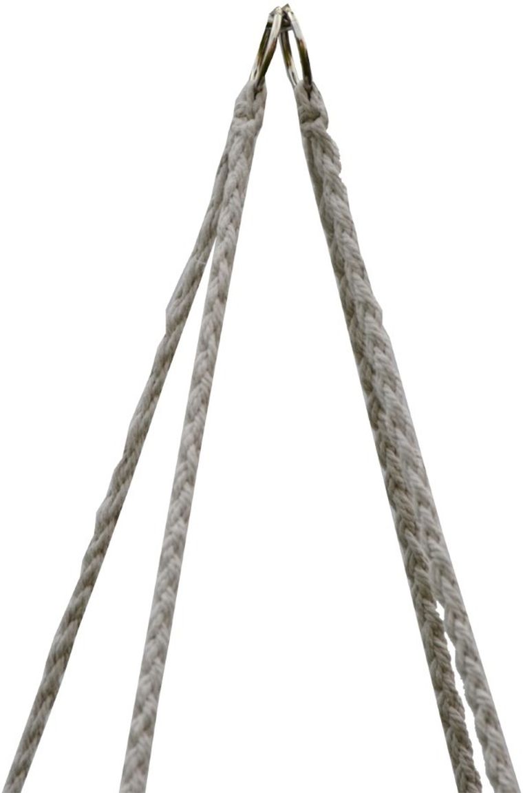 Saska Garden, hamak ażurowy, fotel wiszący, ecru, 80-60 cm