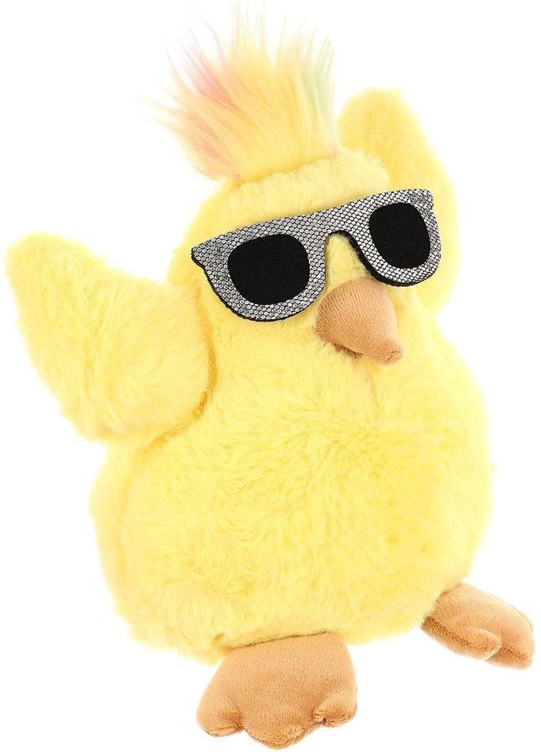 Saska Garden, kurczak w okularach, dekoracja wiosenna, 19 cm