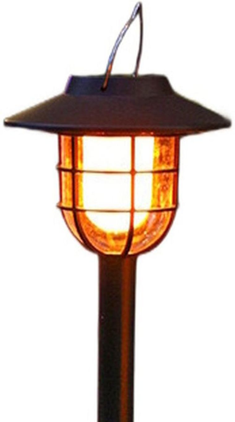 Saska Garden, lampa solarna, 6 LED, efekt płomienia
