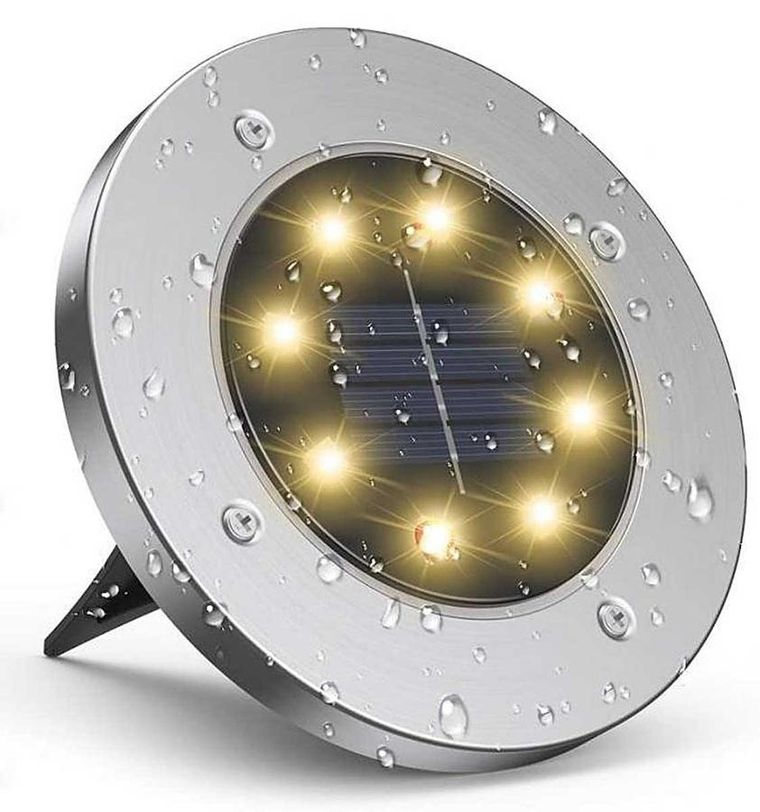 Saska Garden, lampa solarna, 8 led, 4 szt.