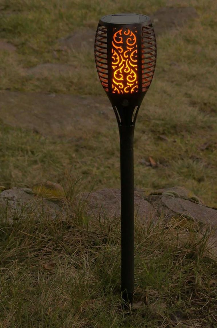 Saska Garden, lampa solarna, pochodnia, 36 LED, 12-12-78 cm