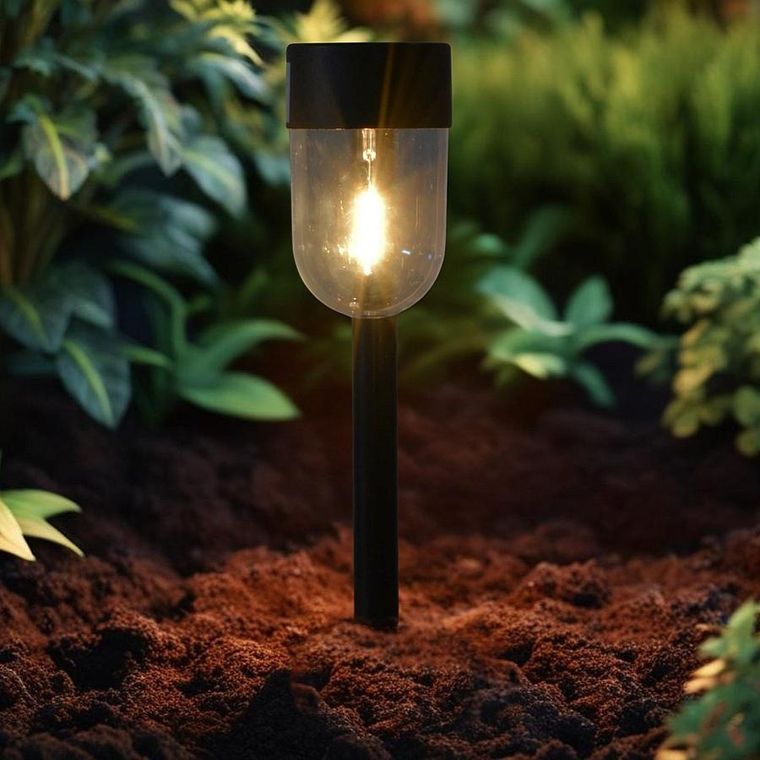 Saska Garden, lampa solarna, wiszący klosz, 47 cm
