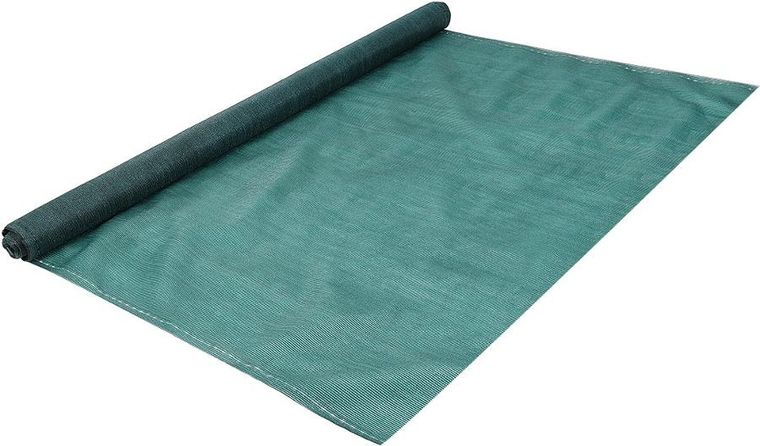 Saska Garden, siatka cieniująca, ciemno zielona, 140g/m2, 15-10 m