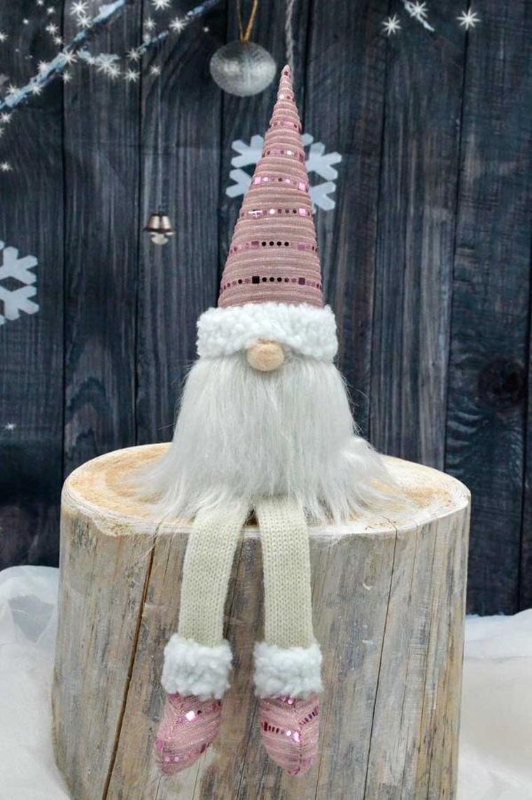 Saska Garden, skrzat dekoracyjny, różowy, 38 cm