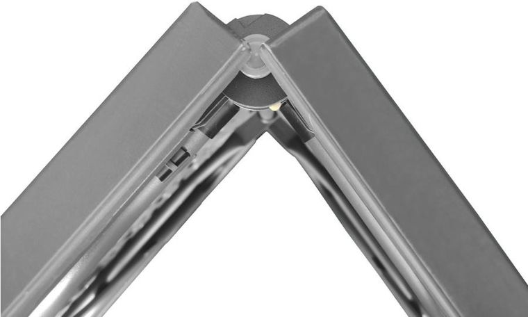 Saska Garden, stół cateringowy, składany w walizkę, szary, 180-70 cm, 100 kg