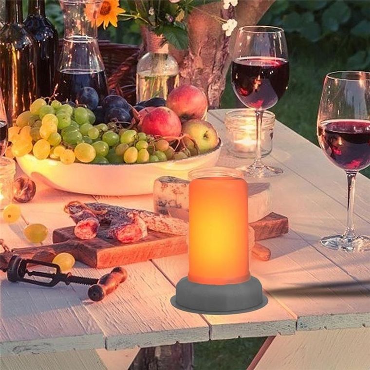 Saska Garden, świeca led efekt płomienia, 75-9.5 cm