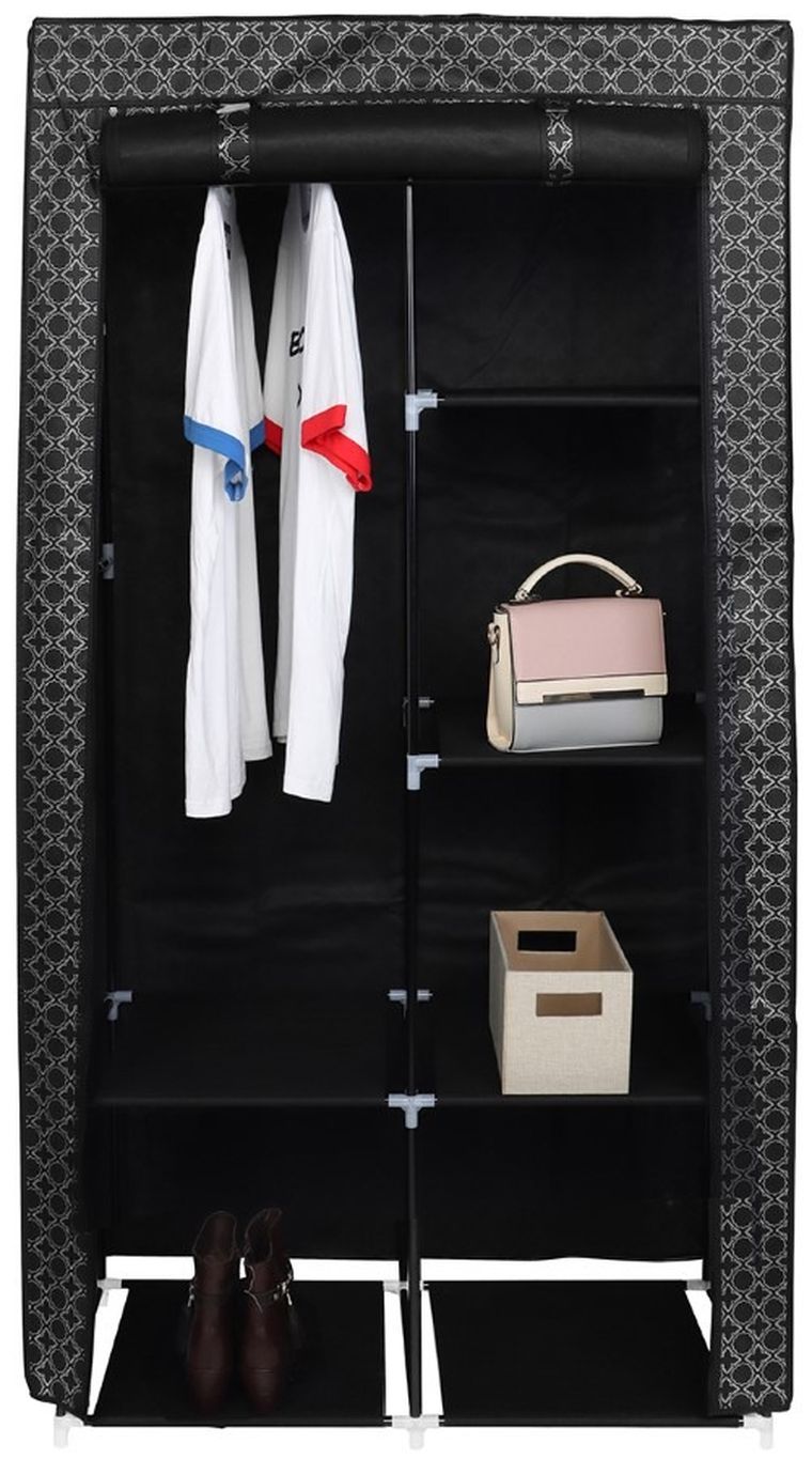 Saska Garden, szafa tekstylna, ornament, 88-46-170 cm