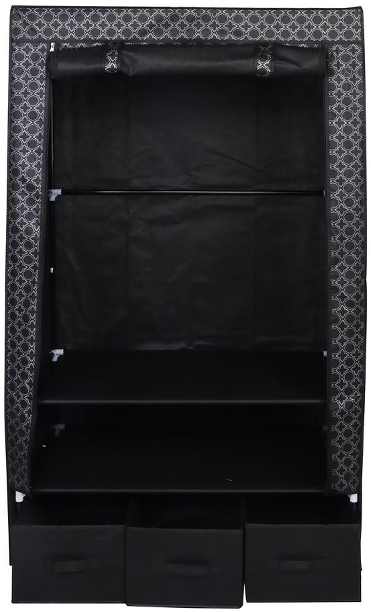 Saska Garden, szafa tekstylna, ornament, 88-50-160 cm