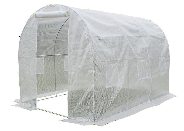 Saska Garden, tunel ogrodowy, biały, 200-300-200 cm