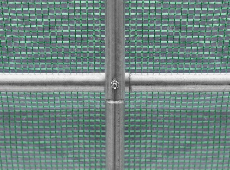 Saska Garden, tunel ogrodowy, szklarnia, zielona, 200-350-200 cm