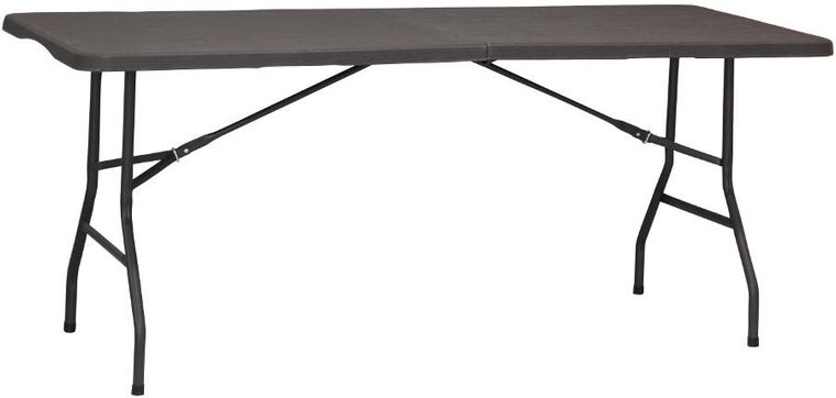 Saska Garden, Woodland, stół cateringowy, ciemny szary, 180-74 cm