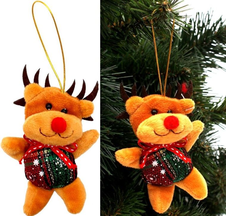 Saska Garden, zawieszka bombka świąteczna, renifer, 22 cm