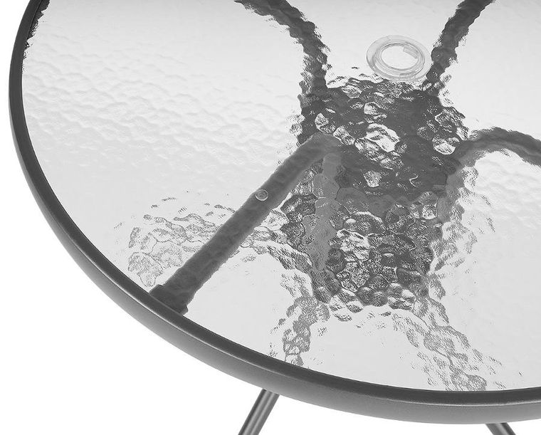 Saska Garden, zestaw mebli ogrodowych, ciemny szary